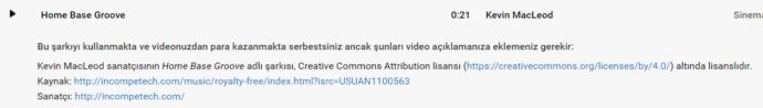 Telifsiz atıflı müzik dosyası
