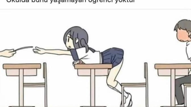 Kızlar okulda başınıza böyle bir olay geldimi hiç?