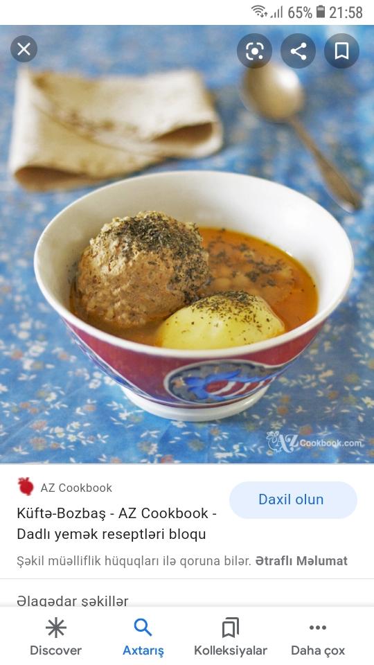 Azerbaycan yemeklerinden hangilerini yediniz?