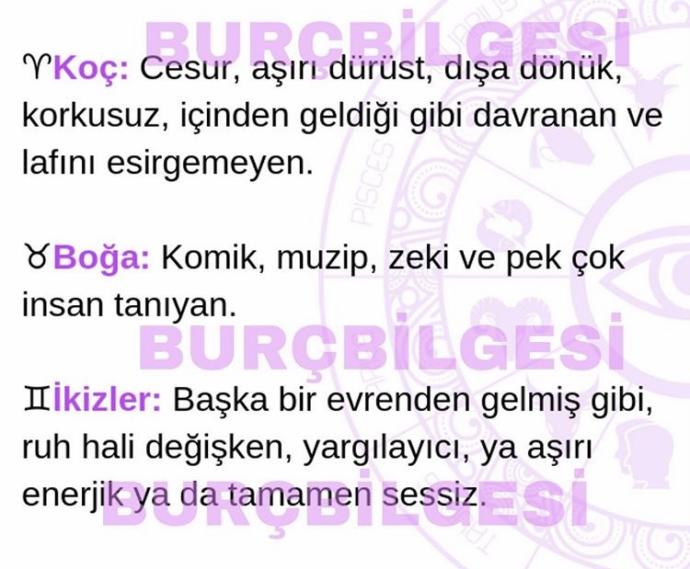 Birinin burcu nasıl tahmin edilir?