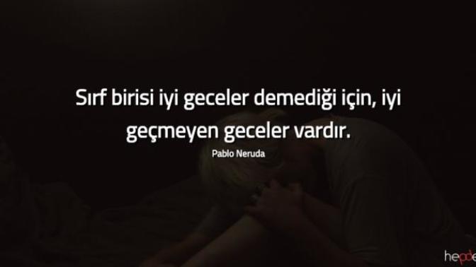 'İyi geceler' Diyeniniz Var Mı?