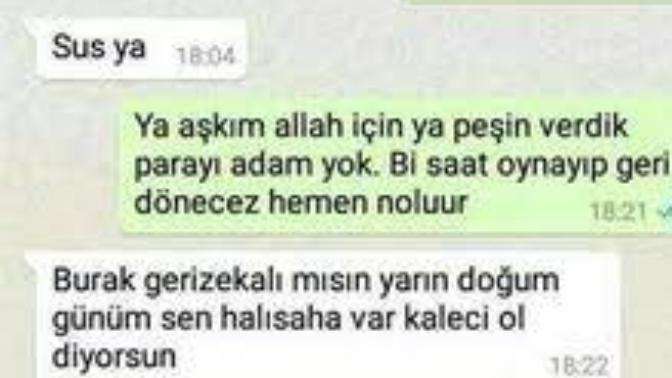 Sevgiliyi halı saha maçına çağırmak kaçıncı seviye odunluk göstergesi?
