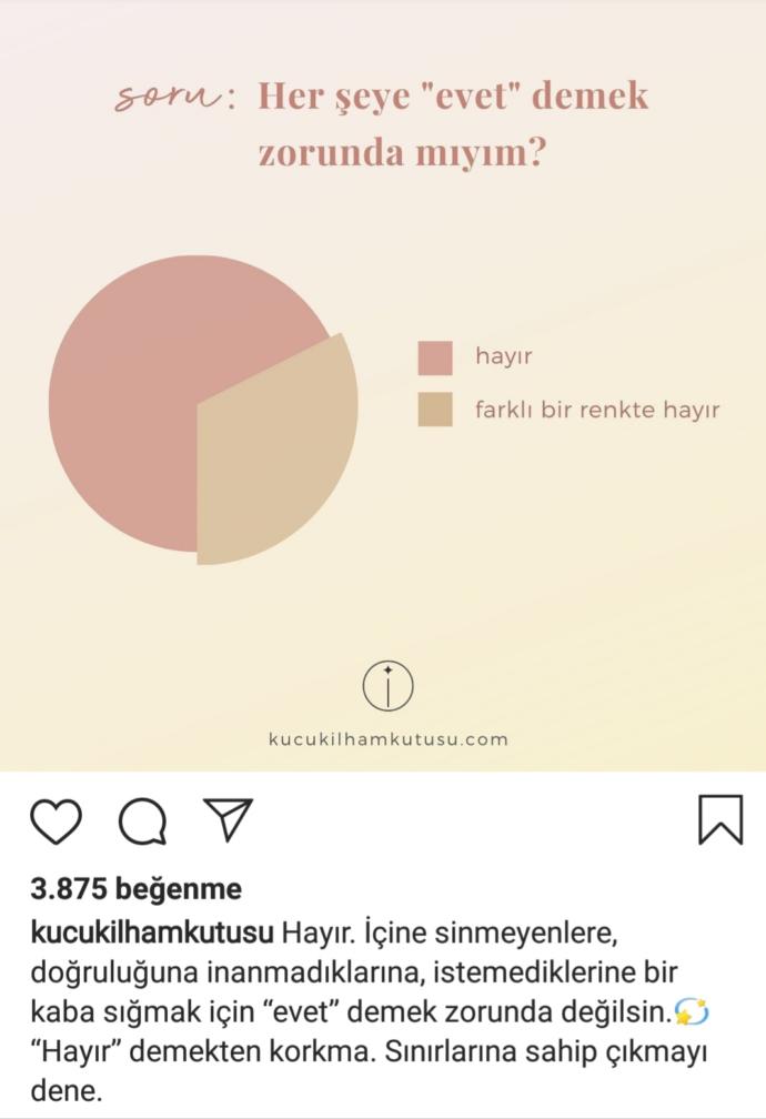 Hayır diyebiliyor musunuz?
