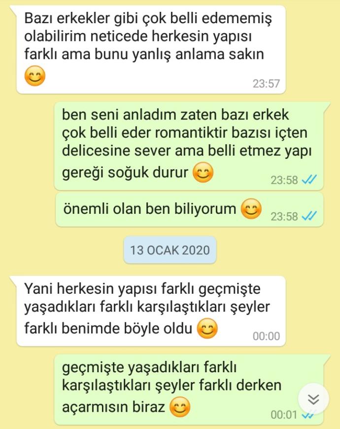Sevgilim romantik değil böyle ufak mesajla şefkatini belli etmiyor?