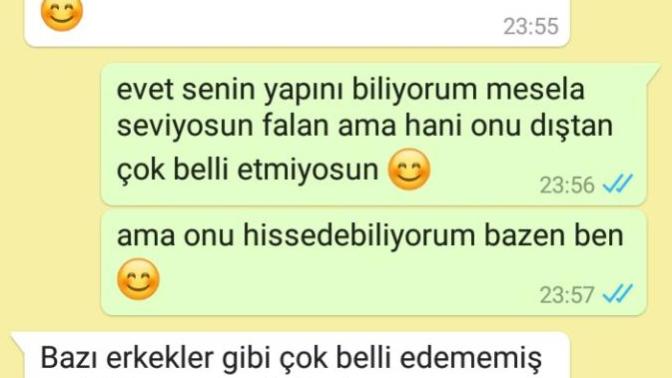 Sevgilim romantik değil böyle ufak mesajla şefkatini belli etmiyor?