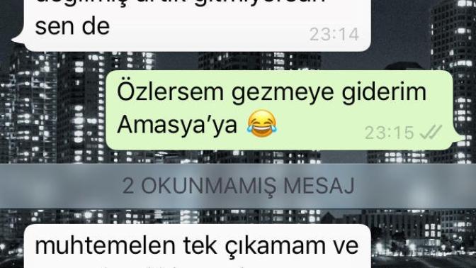 Flörtüm benden buluşmak istemiyor mu?