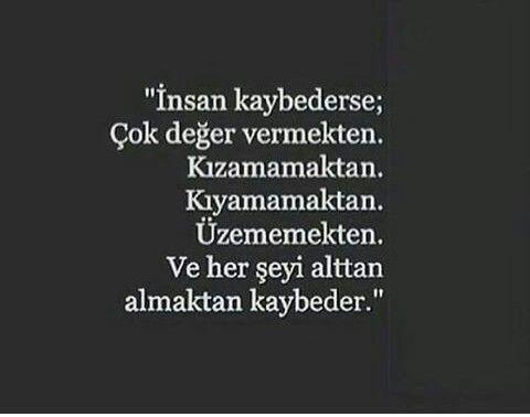 Kaybedenlerin ortak özellikleri nelerdir?
