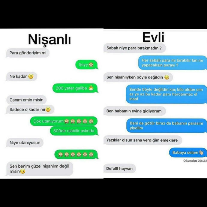 Cidden boylemi bazılarında evlendikten sonra 😄?