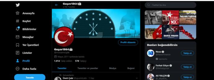 Twitter kullanıcı isminiz ne?