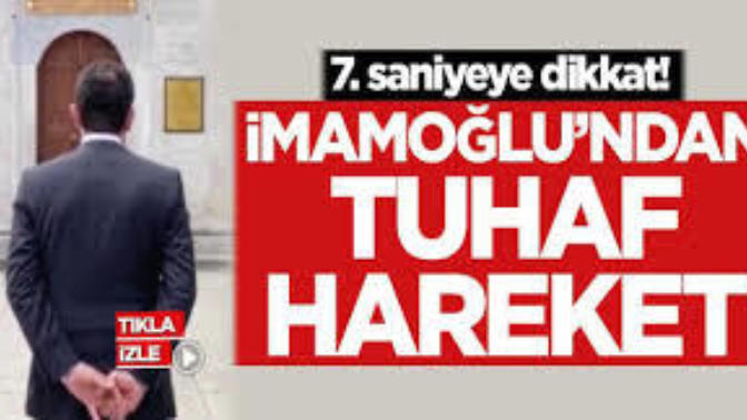 Ekrem imamoğlunun fatih sultan mehmet hanın türbe ziyaretindeki hareketi hakkındaki fikirleriniz neler?