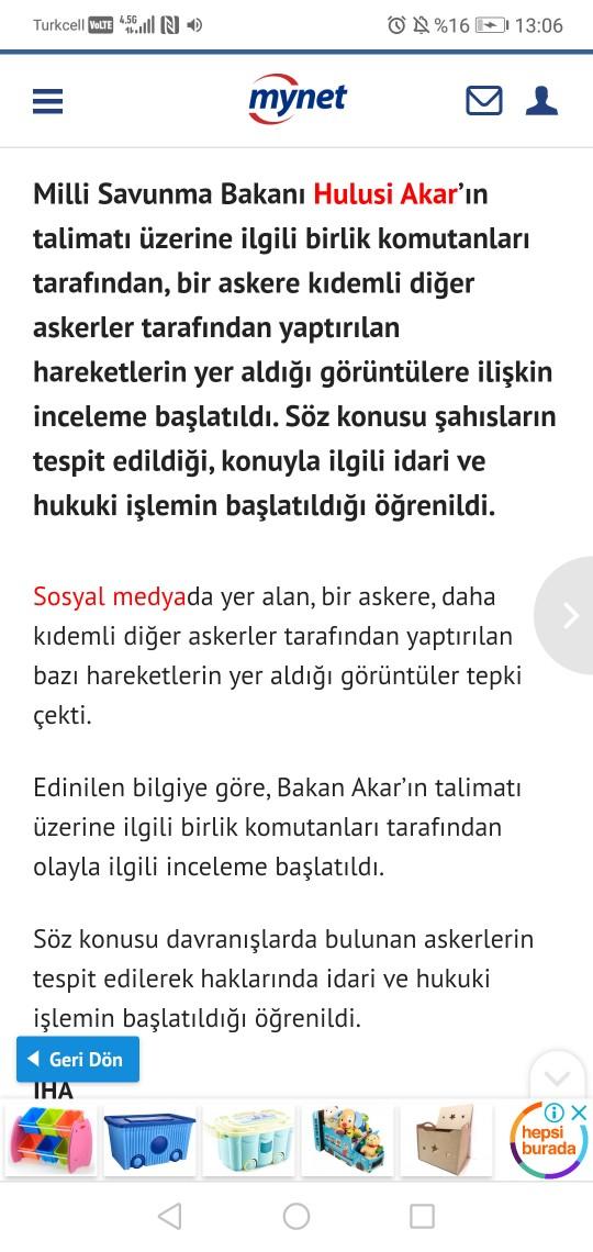 Devrecilik yaparak askere eziyet eden o şahıs hakkındaki düşünceleriniz nedir?