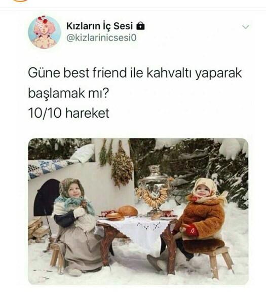 En yakın arkadaşınızla en çok ne yapmayı seversiniz?