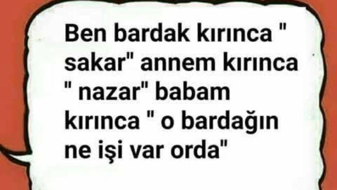 Sürekli birşeyler kırıyorum nazardan mi sakatlıktan mi dediğiniz oluyor mu 😂?