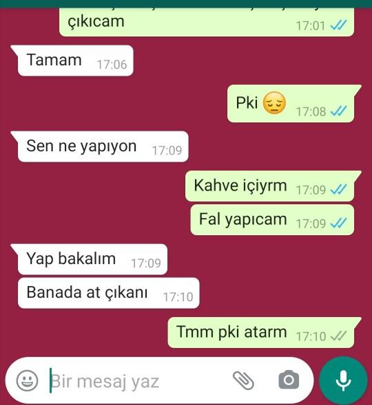 Şu an  ayrıyızbu şekilde konusuyoruz sizce ne olur sonuc barısır mıyız?
