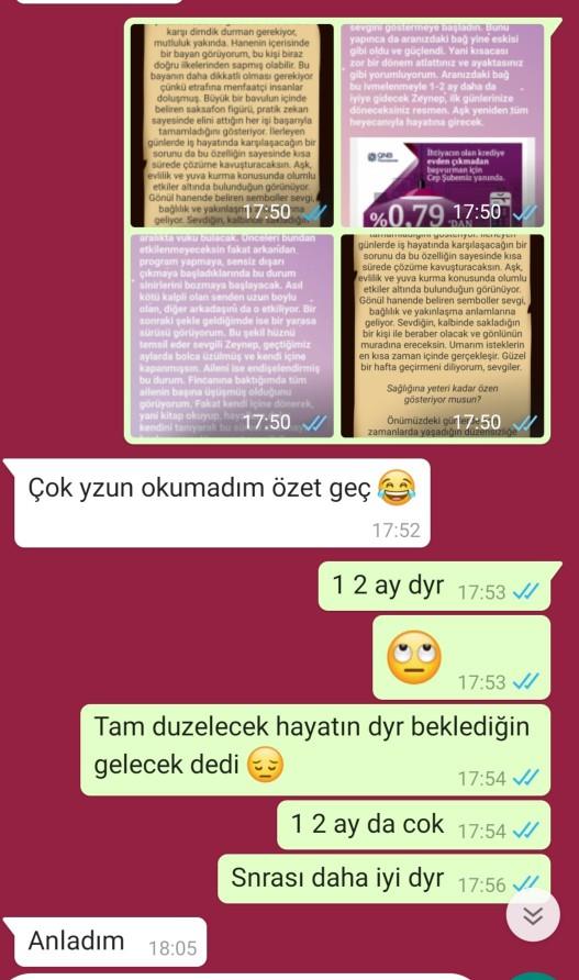 Şu an  ayrıyızbu şekilde konusuyoruz sizce ne olur sonuc barısır mıyız?