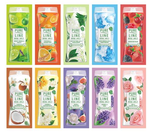 12 saat kalıcı kokuları ile Pure Line