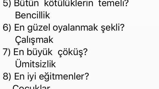 Hayatınızın en önemli anı nedir?
