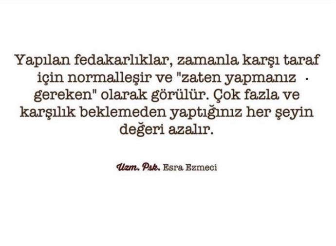 Yapılan fedakârlıklar neden görmezden gelinir?