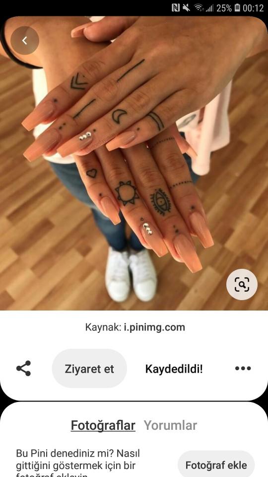 Sıradaki Hedef : Parmak dövmesi. Sizce nasıl?