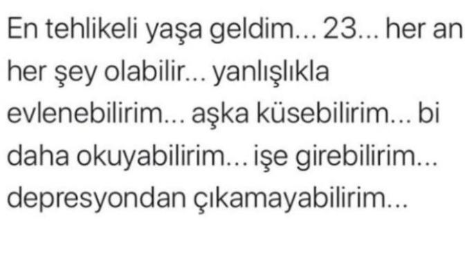 Sizce en tehlikeli yaş gurubu hangileridir?