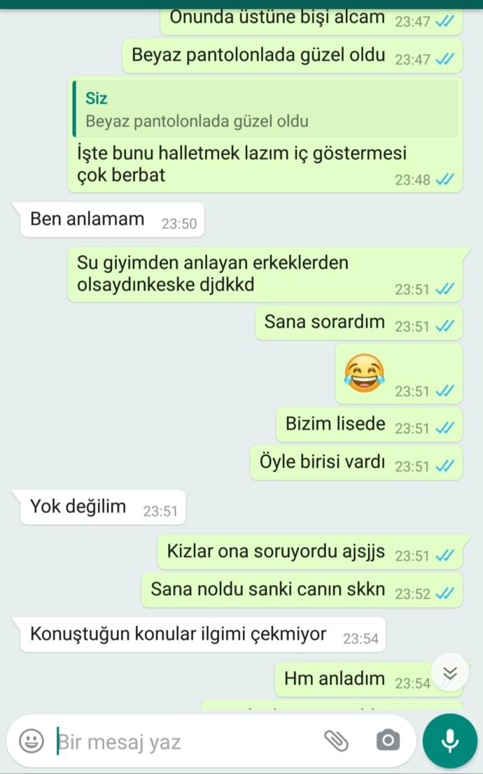 Benmi çok alinganim çok değersiz hissettiren bı konusma tarzı  yok mu sizcede?