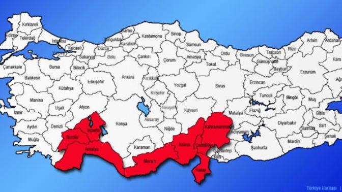 Hatay, Osmaniye, Maraş'ı Doğuda mı sanıyorsunuz?