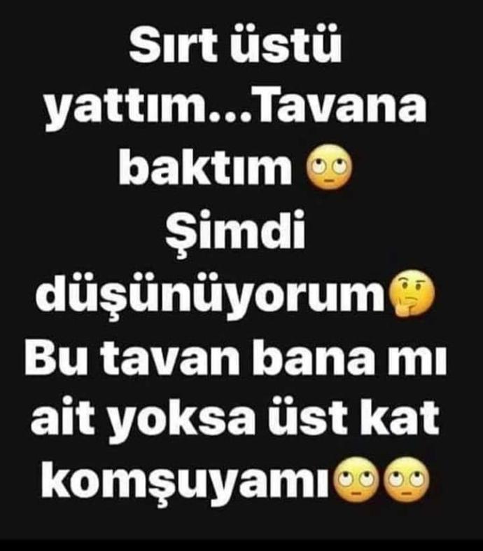 Ahiretlik sorularda bugün 😅