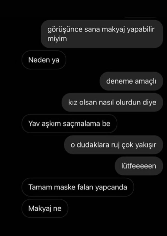 Sevgiliniz size hiç makyaj yaptı mı?