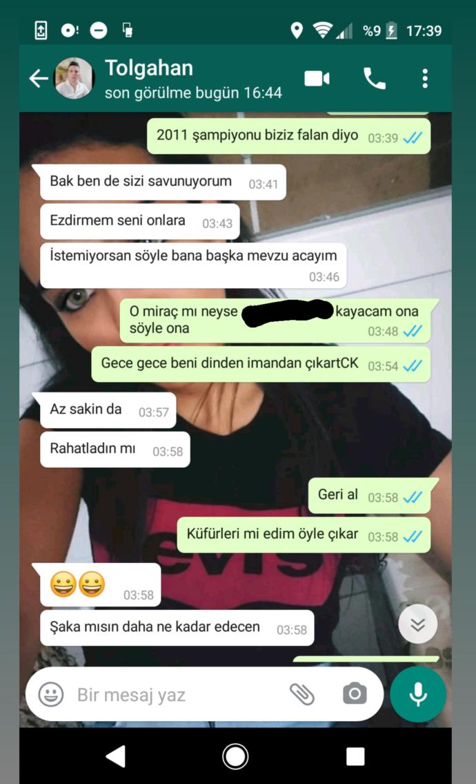Ben Fenerliyim bu trabzonlu benden hoşlanıyor mu sizce?
