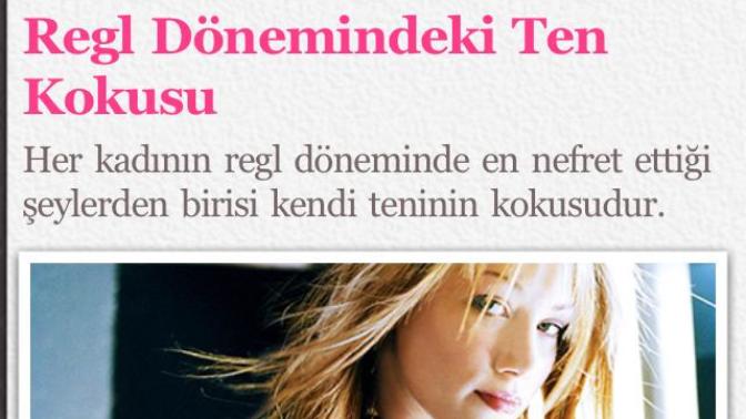 Adet dönemi ten kokusu olan var mı?
