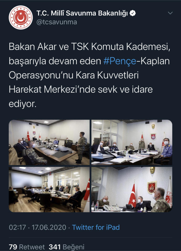 Operasyon merkezinden kareler