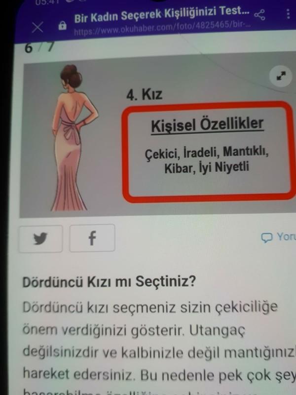 Bir Kadın Seçerek Kişiliğinizi Test Edin?
