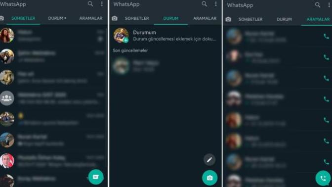 Whatsapp koyu temeyi kullanıyormusunuz?