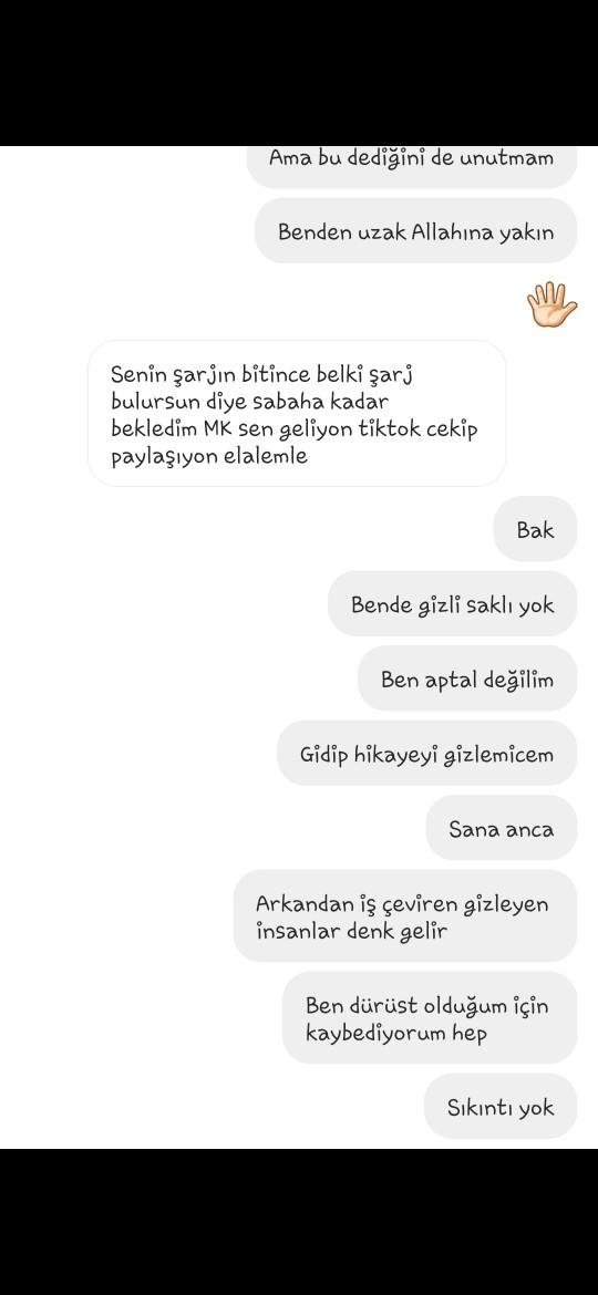 Flörtümle konuşmayı kestik sizce kim haklı (resimli)?