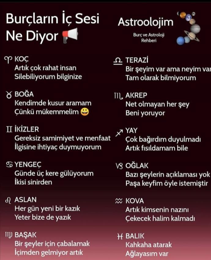 İç sesin, son zamanlarda ne diyor?