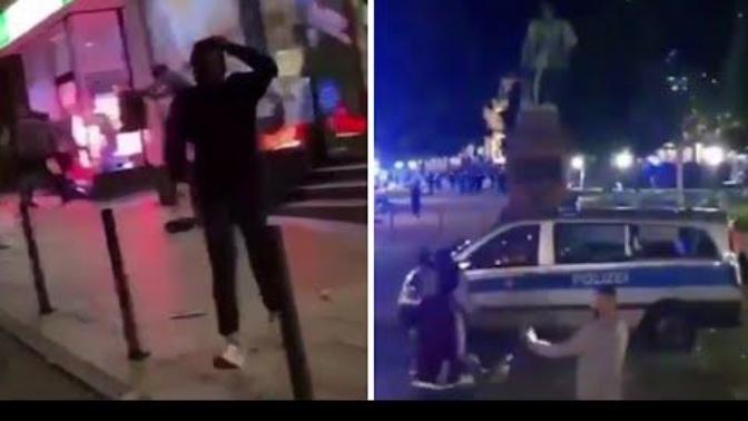 Almanya Stuttgart'ta dün gece protestocular mağazaları yağmalayıp polis araçlarını tahrip etmişler. Ne düşünüyorsunuz?