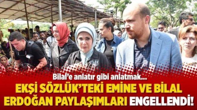 Ekşi Sözlük'teki 'Emine Erdoğan'ın çantası' ve 'Bilal'e anlatır gibi' başlıkları mahkeme kararıyla engellendi. Ne düşünüyorsunuz?