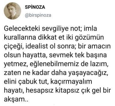 Gelecekteki sevgilinize/eşinize bir mesaj gönderme şansınız olsa, ona ne yazardınız?