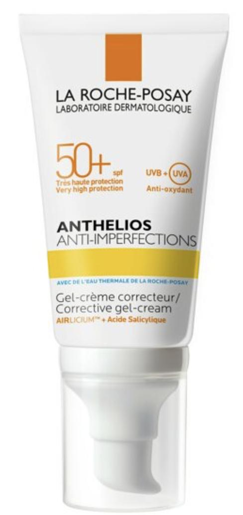 La Roche Posay Anthelios Anti-Imperfections kimyasal ve mineral filtre içeren güneş koruyucu