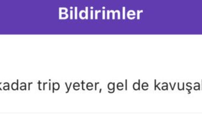 Bu kadar trip yeter! Gel kavuşalım demek istediğiniz biri var mı KS canlar?