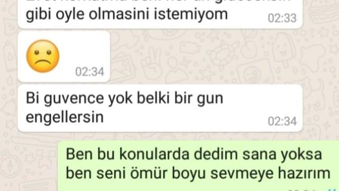 Sevgilim bana böyle dedi beni kendine bu şekilde bağlamak istiyormuş?