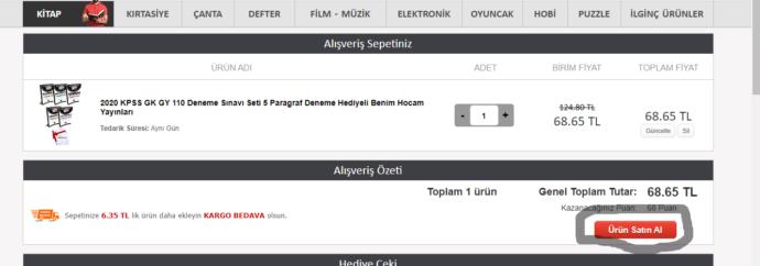 Kitapsepeti sitesinden kitap nasıl sipariş edilir?