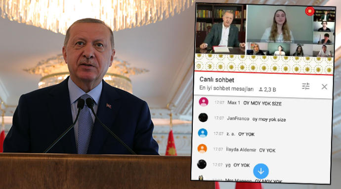 Cumhurbaşkanının canlı yayını yoruma kapatıldı, gençler protestoyu Twittera taşıdı. Bu durum ile alakalı siz ne düşünüyorsunuz?