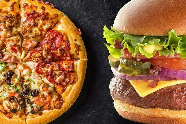 Hamburger mi Pizza mı dev kapışma siz hangisini tercih edersiniz?