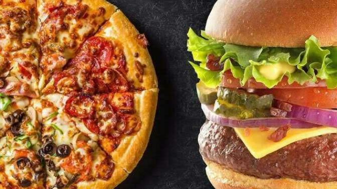 Hamburger mi Pizza mı dev kapışma siz hangisini tercih edersiniz?