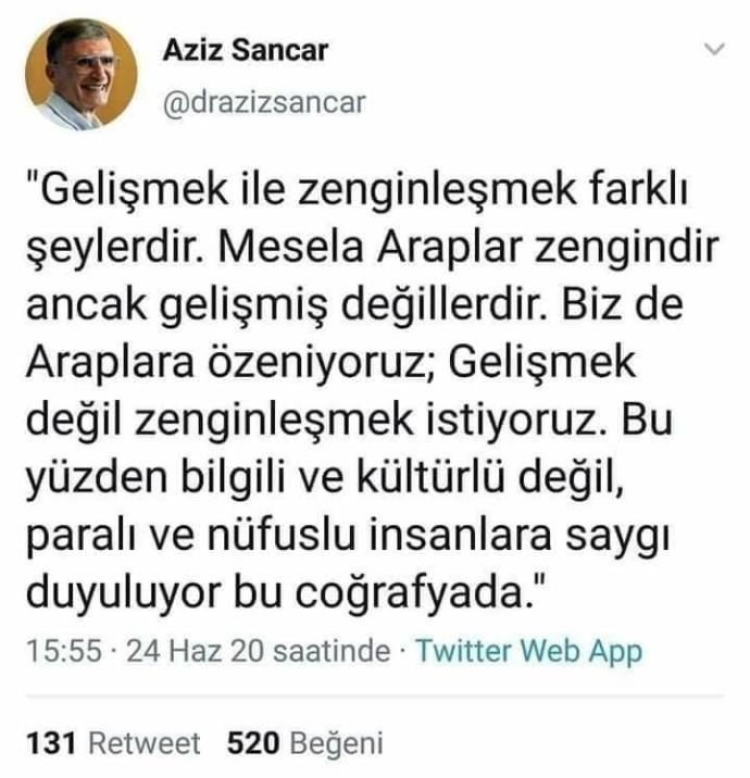 Sizce gelişmek ve zenginleşmek ne demektir?