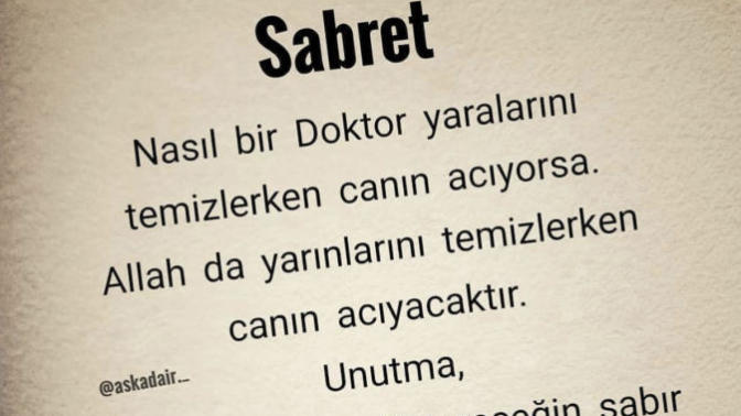En son ne için göz yaşı döktünüz?