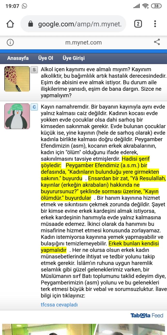 Kaynımın bizde kalması ne kadar doğru?