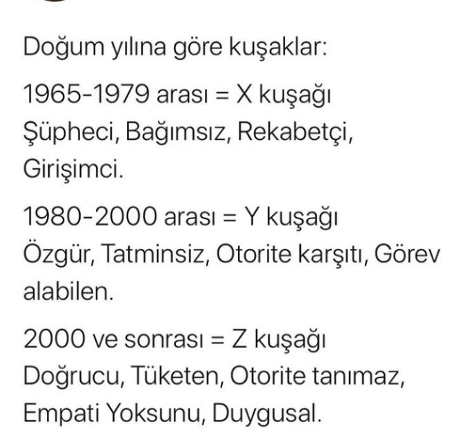 Siz Hangi Kuşaksınız?