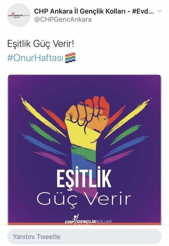 Twitter hesabından yapılan paylaşım büyük desteğin belirtisi.